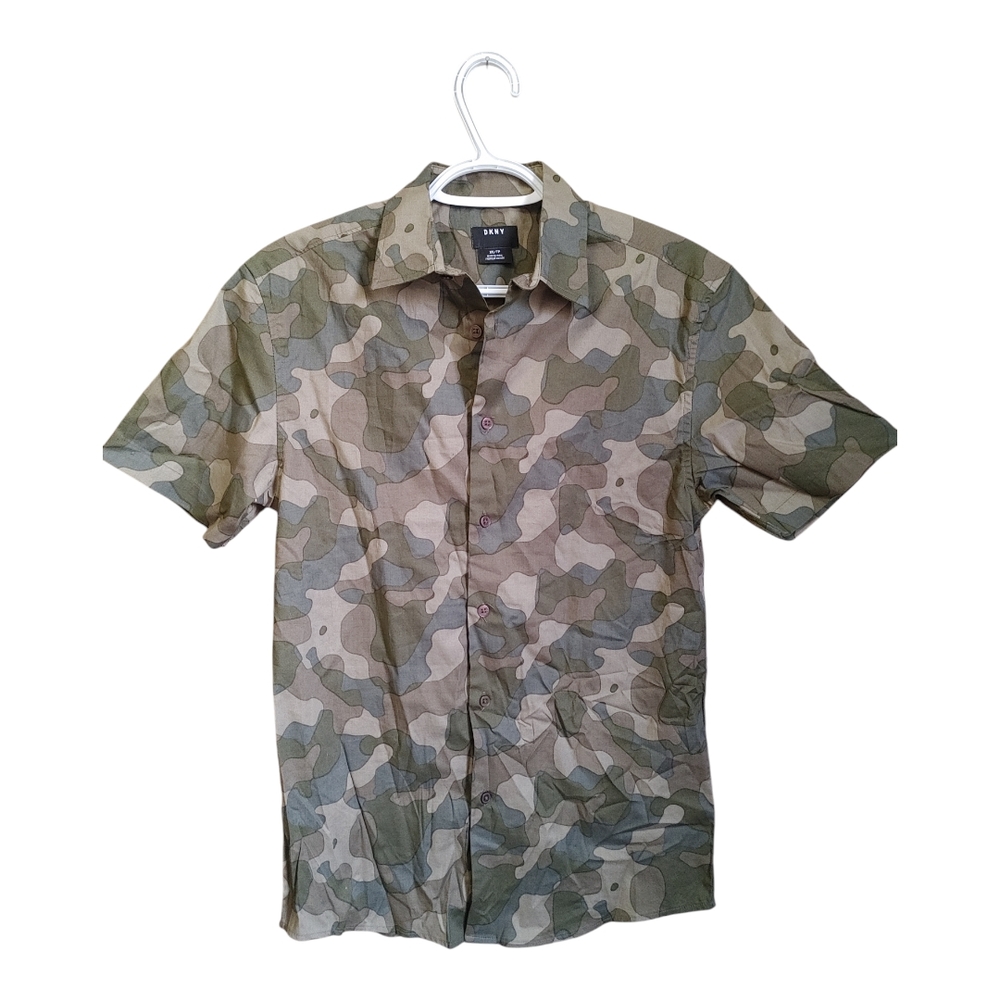 Dkny Green Casual Button Down Shirt